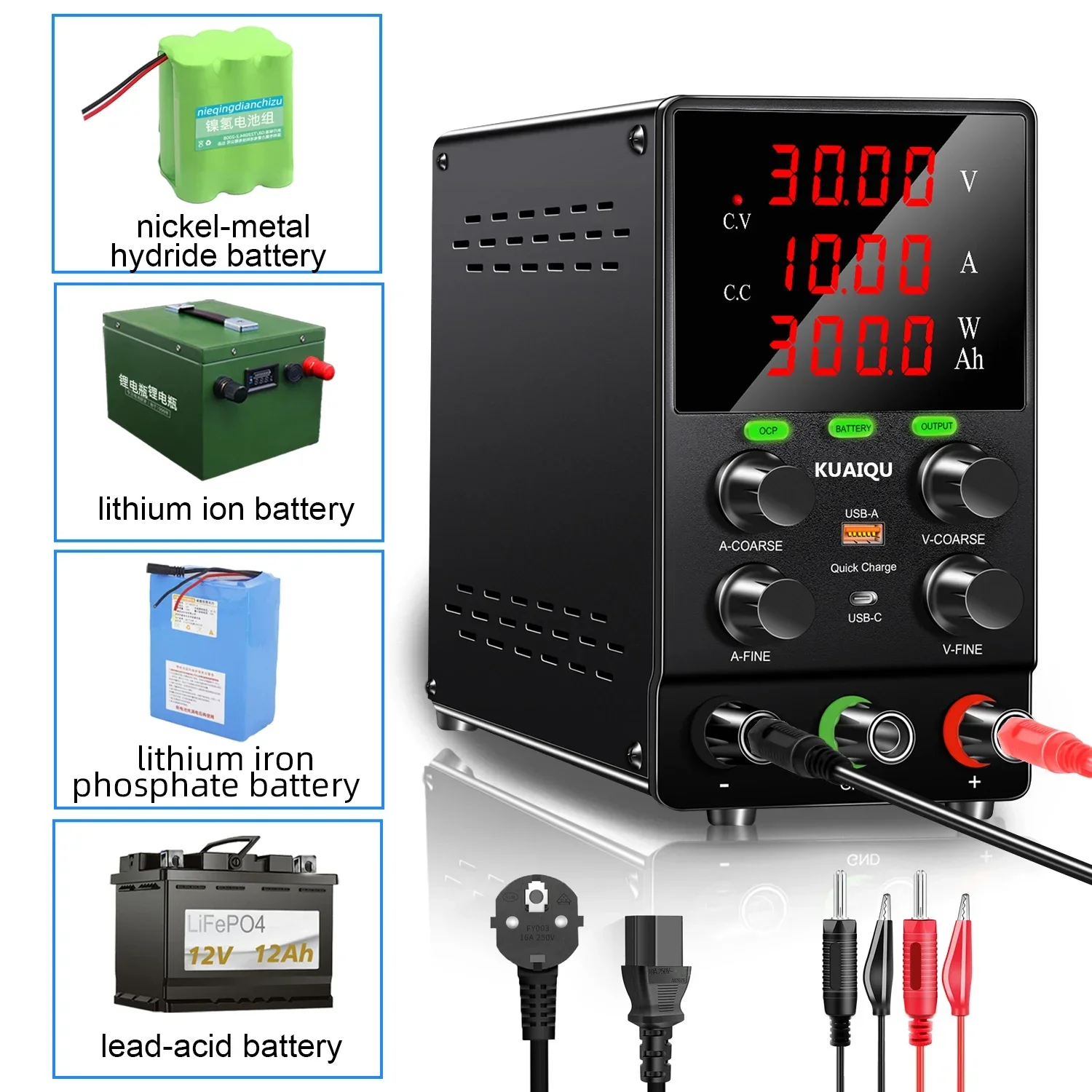 Smps Power Supply - 30V 10A 300W Schakelende voeding SPS3010C