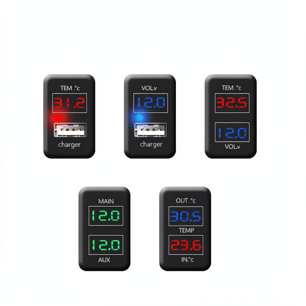 Power Supply Tester - Auto USB-snellader voor Toyota vintage voertuigen,