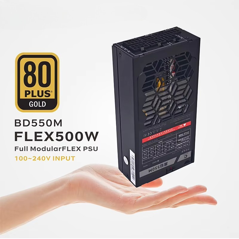 Flex Atx Power Supply 600W 1U - Flex 500/600W 80PLUS GOLD volledig modulaire