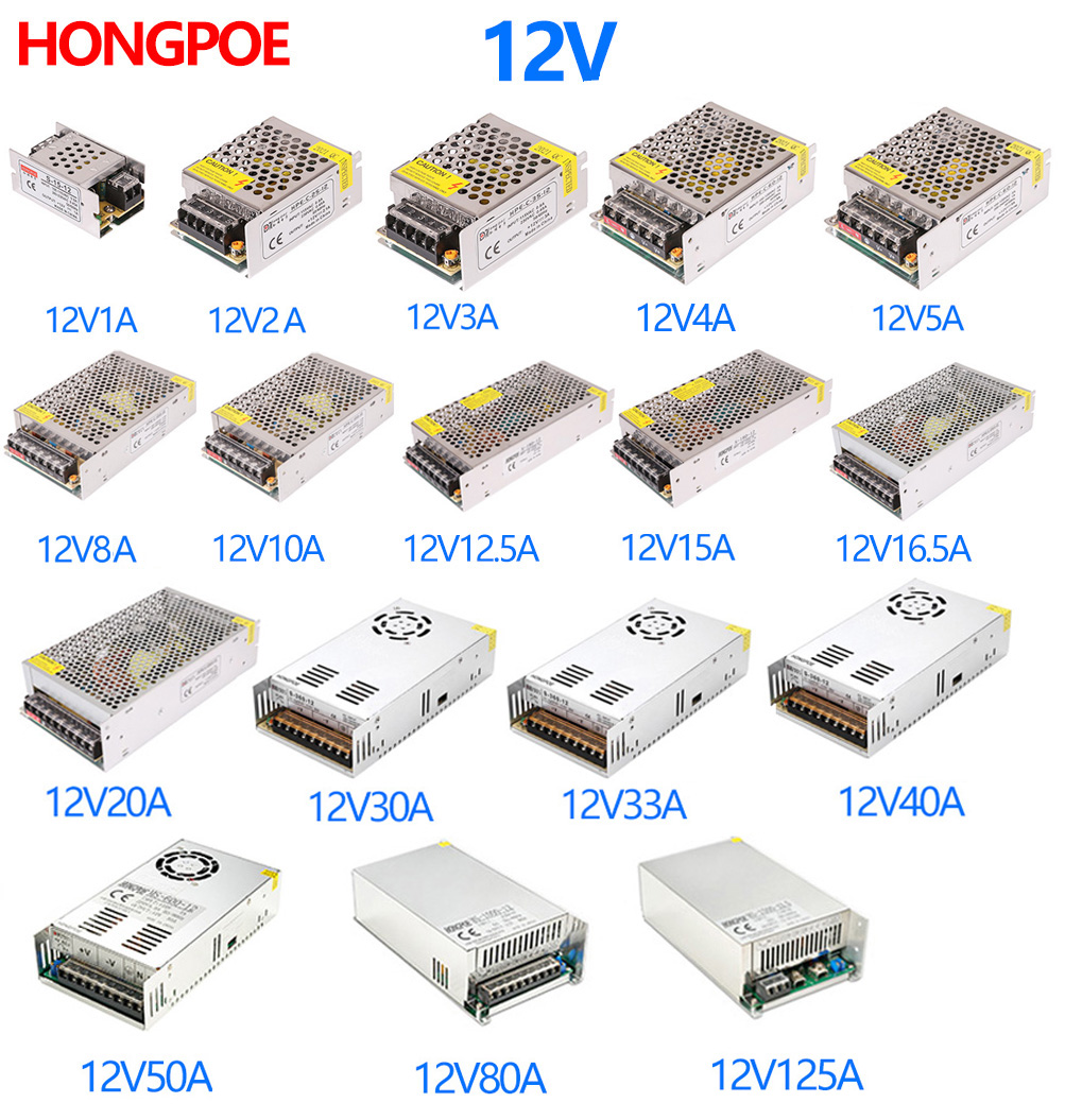 Smps Power Supply - 12 V Voeding 1a 2a 3a