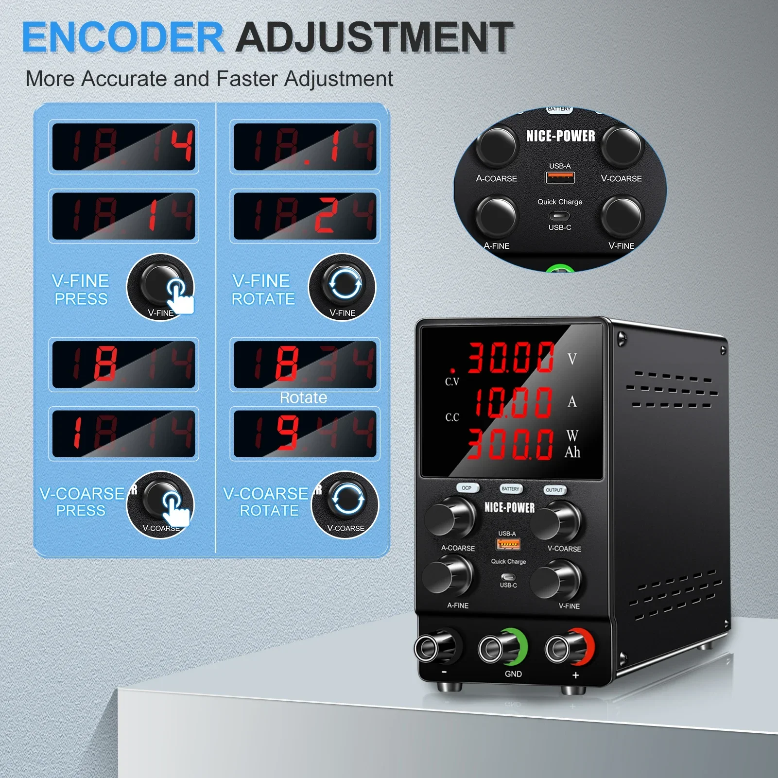 30V 10A 300W Schakelende voedi - Smps Power Supply recensie en prijs