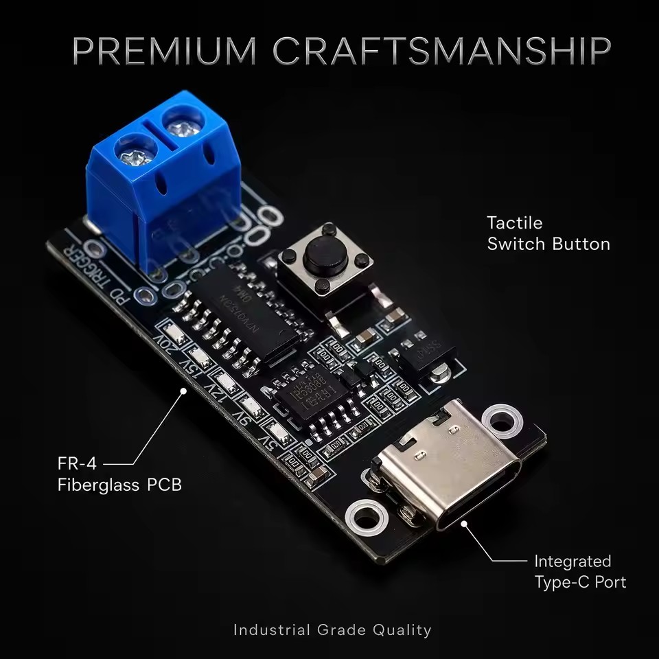1-3 stuks USB-C 5A PD Trigger  - Modular Power Supply recensie en prijs