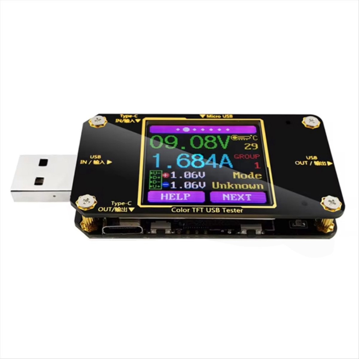 A99X digitale LCD-meetapparaat - Power Supply Tester recensie en prijs