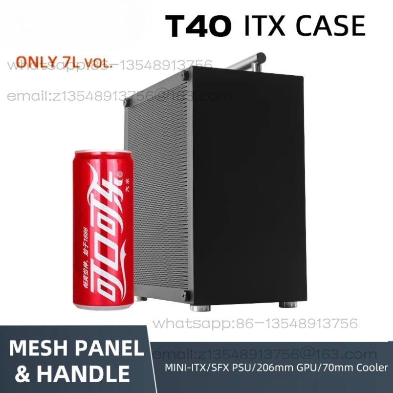 T40 Mini ITX Zwarte Behuizing  - Psu Computer recensie en prijs